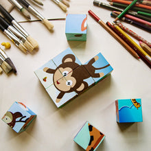 Load image into Gallery viewer, Magnetic Animal Cube Puzzle