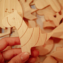 Load image into Gallery viewer, Wooden Letters With Animal Match