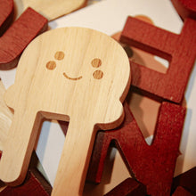 Load image into Gallery viewer, Wooden Letters With Animal Match