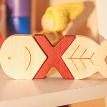 Load image into Gallery viewer, Wooden Letters With Animal Match