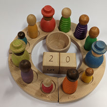 Load image into Gallery viewer, Wooden Perpetual Calendar