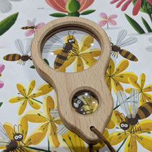 Load image into Gallery viewer, Wooden Dual Magnifying Glass