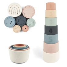 Load image into Gallery viewer, Silicone Stacking Cups