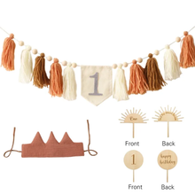 Load image into Gallery viewer, Birthday Tassel Banner