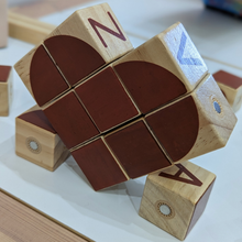 Load image into Gallery viewer, Magnetic Wooden Letters