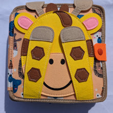 Load image into Gallery viewer, Sensory Busy Book- Giraffe
