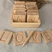 Load image into Gallery viewer, Wooden Alphabet Letters