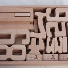 Load image into Gallery viewer, Wooden Montessori Numbers
