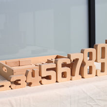 Load image into Gallery viewer, Wooden Montessori Numbers
