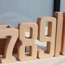 Load image into Gallery viewer, Wooden Montessori Numbers