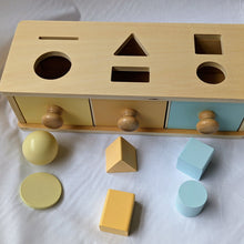Load image into Gallery viewer, Montessori Wooden Object Permanence Box