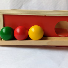 Load image into Gallery viewer, Montessori Ball Push Permanence Slide