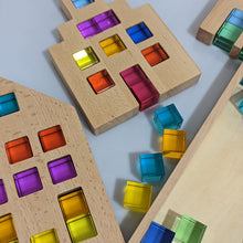 Load image into Gallery viewer, Lucite Cubes- Set of 50