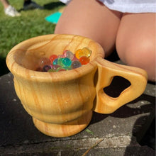 Load image into Gallery viewer, Wooden Funnel & Large Cup set- Explore Nook