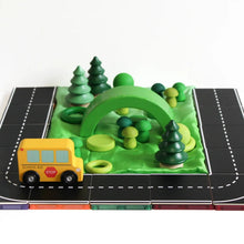 Load image into Gallery viewer, Learn & Grow Magnetic Tile Topper- Road Pack (40 Piece)