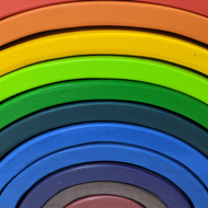 12 Piece Rainbow Stacker