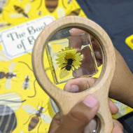 Wooden Dual Magnifying Glass