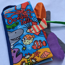 Load image into Gallery viewer, Jollybaby Ocean Tails Cloth Book
