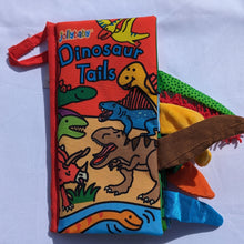 Load image into Gallery viewer, Jollybaby Dinosaur Tails Cloth Book
