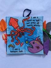 Load image into Gallery viewer, Jollybaby Ocean Tails Cloth Book
