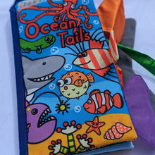 Load image into Gallery viewer, Jollybaby Ocean Tails Cloth Book
