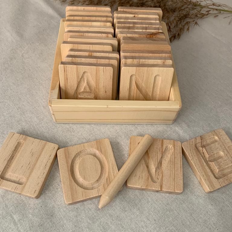 Wooden Alphabet Letters