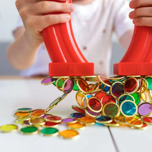 Load image into Gallery viewer, Learn &amp; Grow - Metal Rimmed Counting Chips
