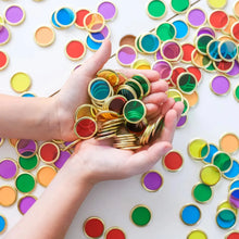 Load image into Gallery viewer, Learn &amp; Grow - Metal Rimmed Counting Chips
