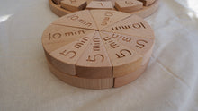 Load image into Gallery viewer, Wooden Learning Clock
