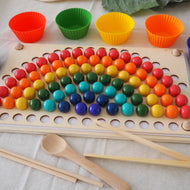 Beaded Rainbow Board