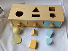 Load image into Gallery viewer, Montessori Wooden Object Permanence Box
