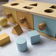 Montessori Wooden Object Permanence Box