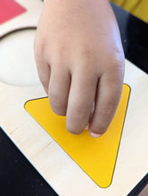 Load image into Gallery viewer, Montessori First Shapes Jumbo Puzzles

