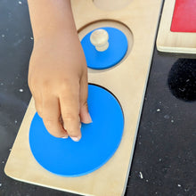 Load image into Gallery viewer, Montessori First Shapes Jumbo Puzzles
