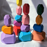 Wooden Stacking Stones