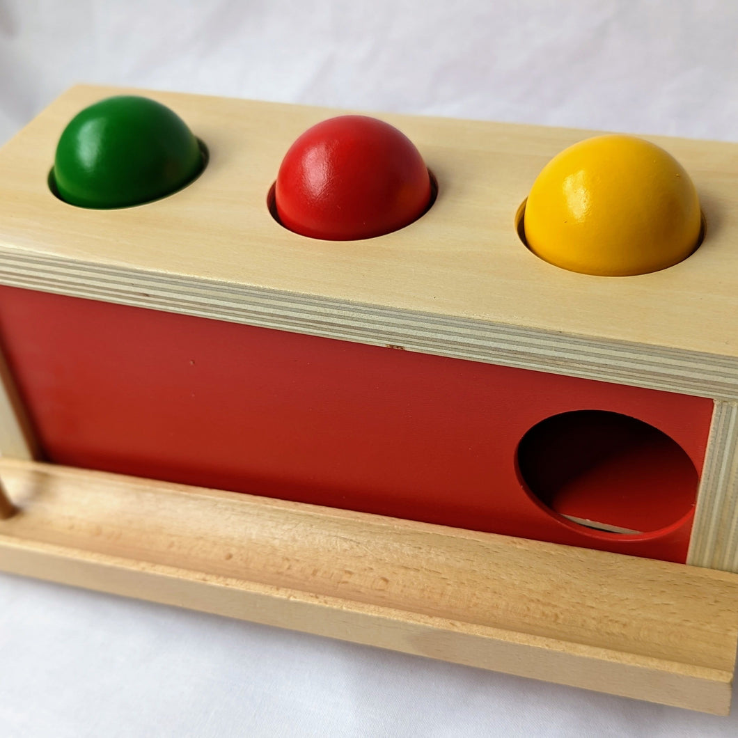 Montessori Ball Push Permanence Slide