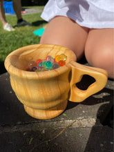 Load image into Gallery viewer, Wooden Funnel &amp; Large Cup set- Explore Nook
